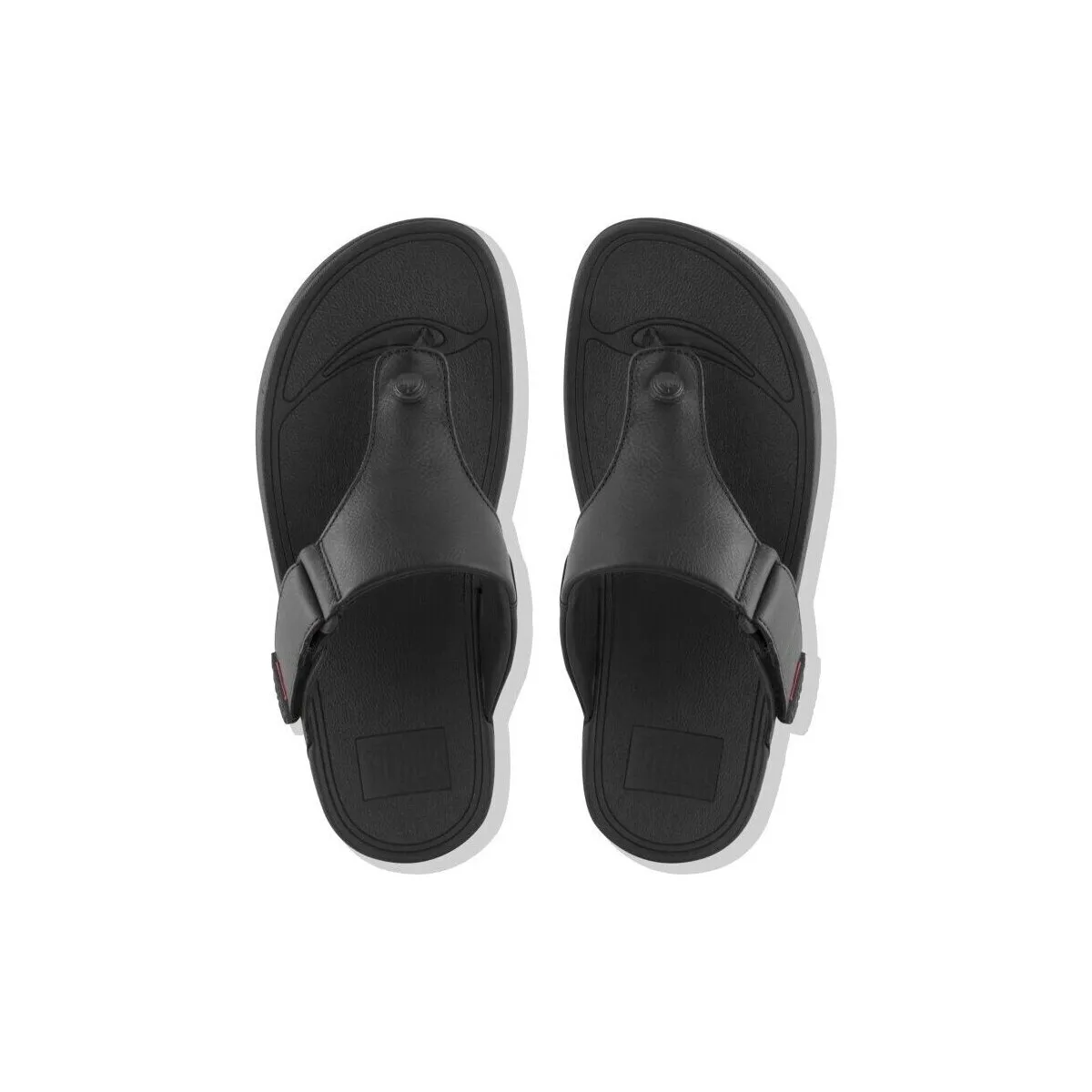 TRAKK II TOE THONGS - ALL BLACK CO