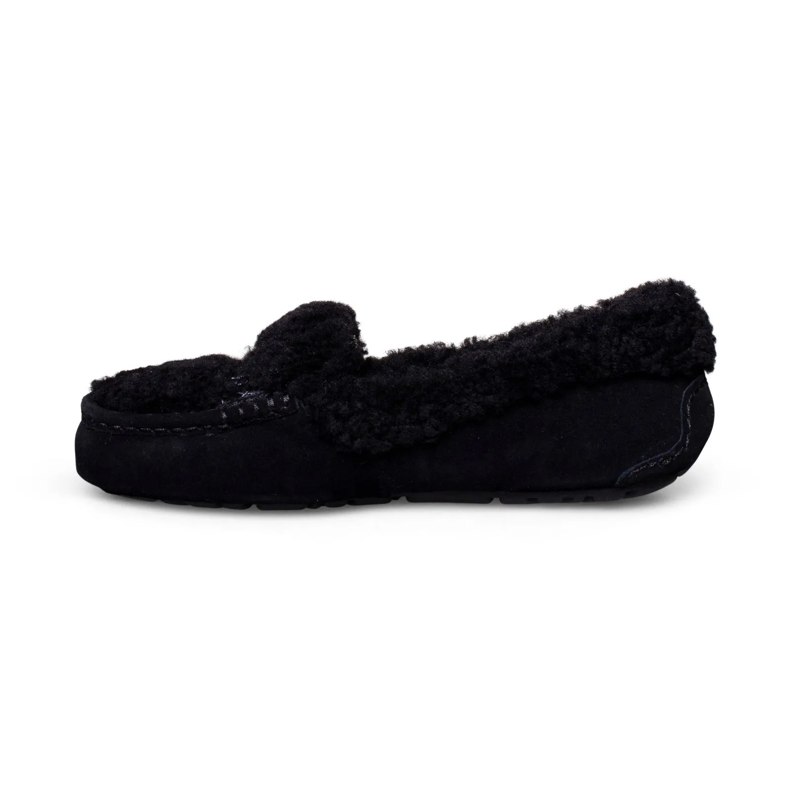 UGG Ansley Braid Black Slippers - Women's