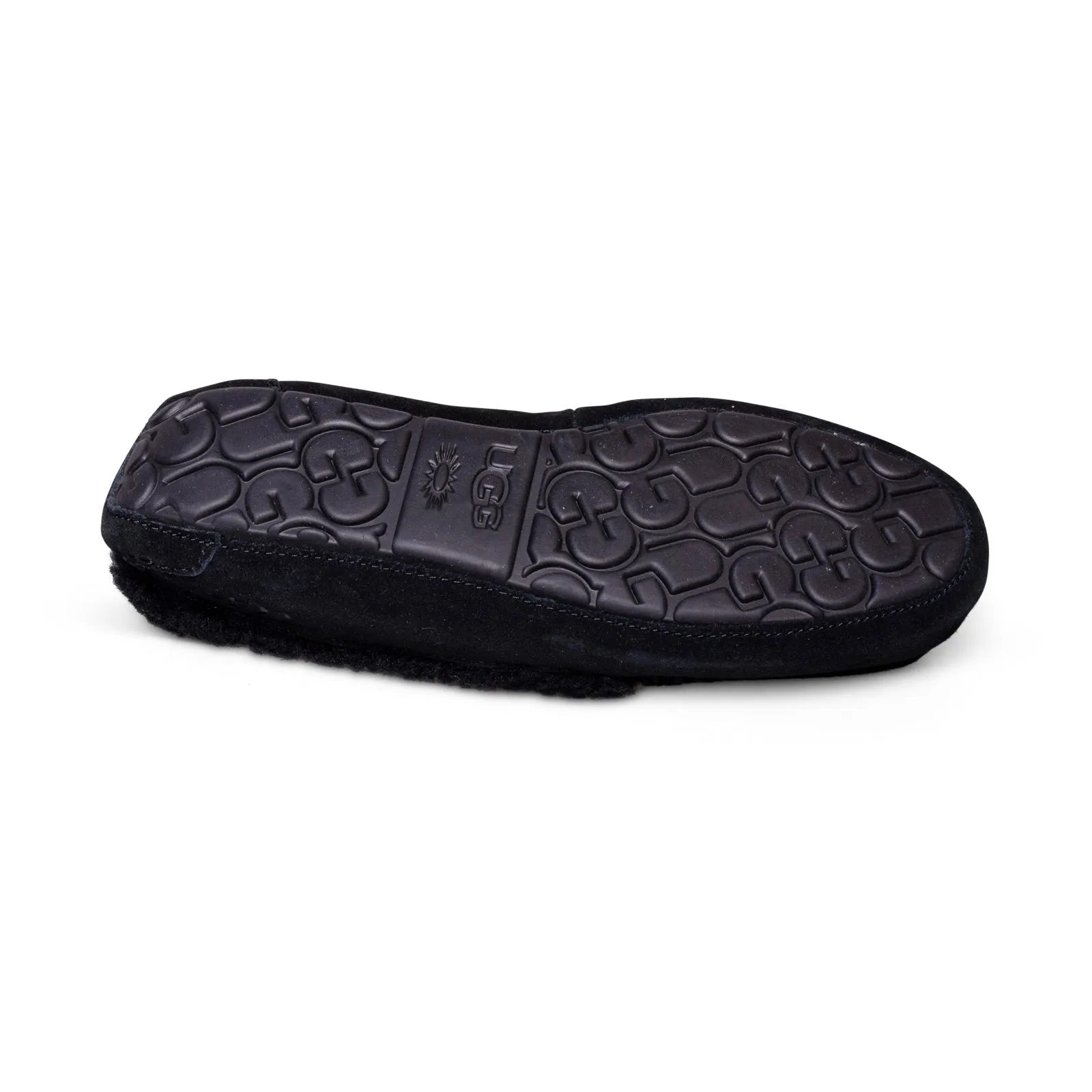 UGG Ansley Braid Black Slippers - Women's