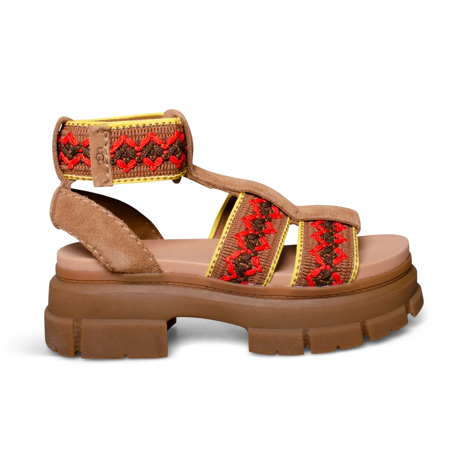 UGG Ashton Braid Chestnut Sandals - Women's