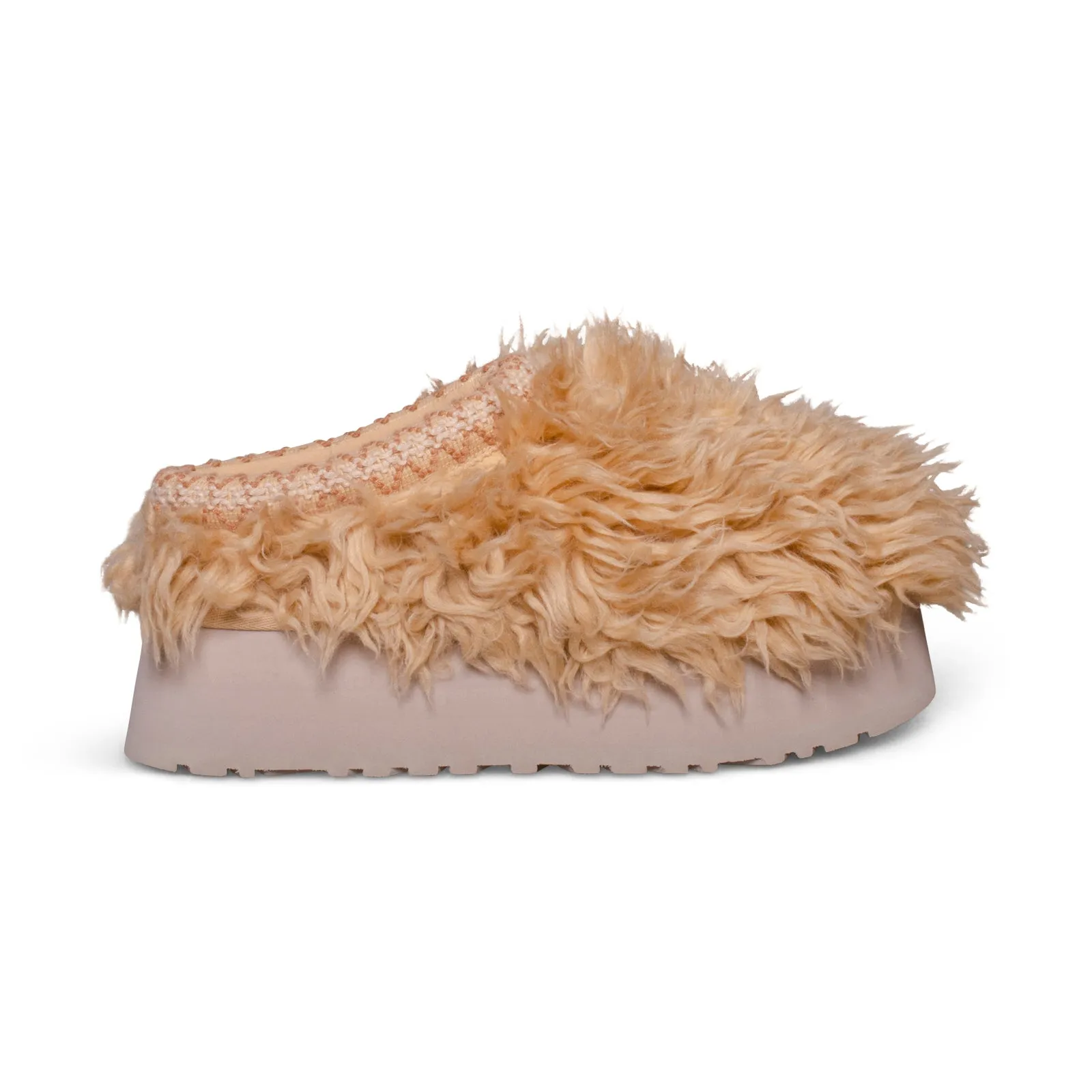 UGG Fluff Momma Sugar Tasman Oat Slippers - Women's: UGG Fluff Slippers for Women