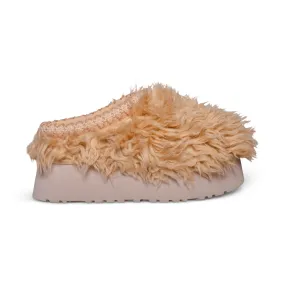 UGG Fluff Momma Sugar Tasman Oat Slippers - Women's: UGG Fluff Slippers for Women