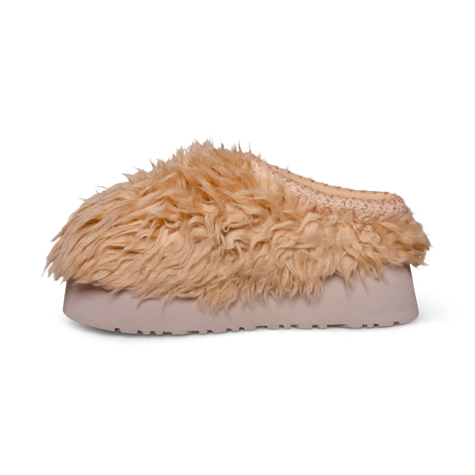 UGG Fluff Momma Sugar Tasman Oat Slippers - Women's: UGG Fluff Slippers for Women