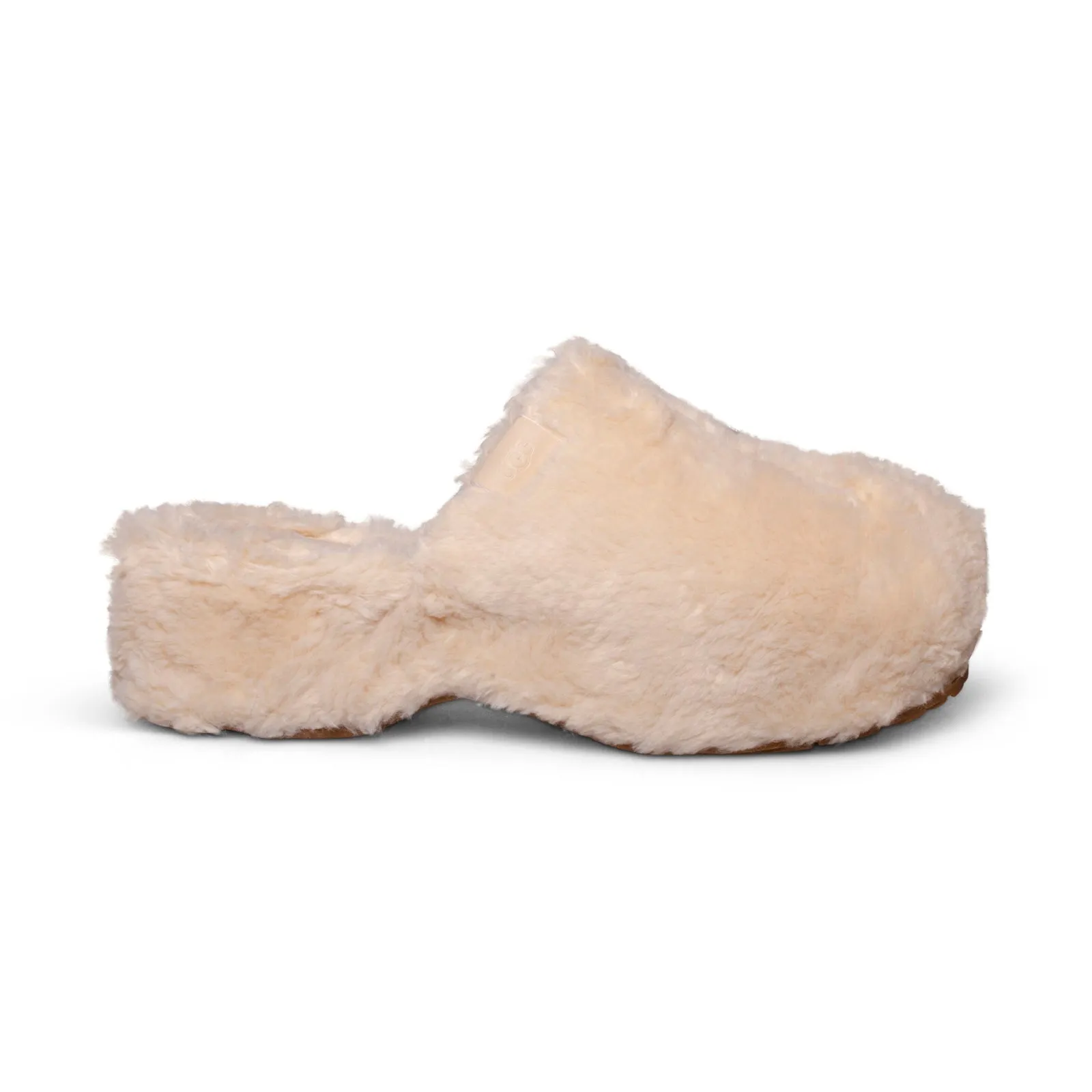 UGG Fuzz Sugar Clog Natural Slippers for Women