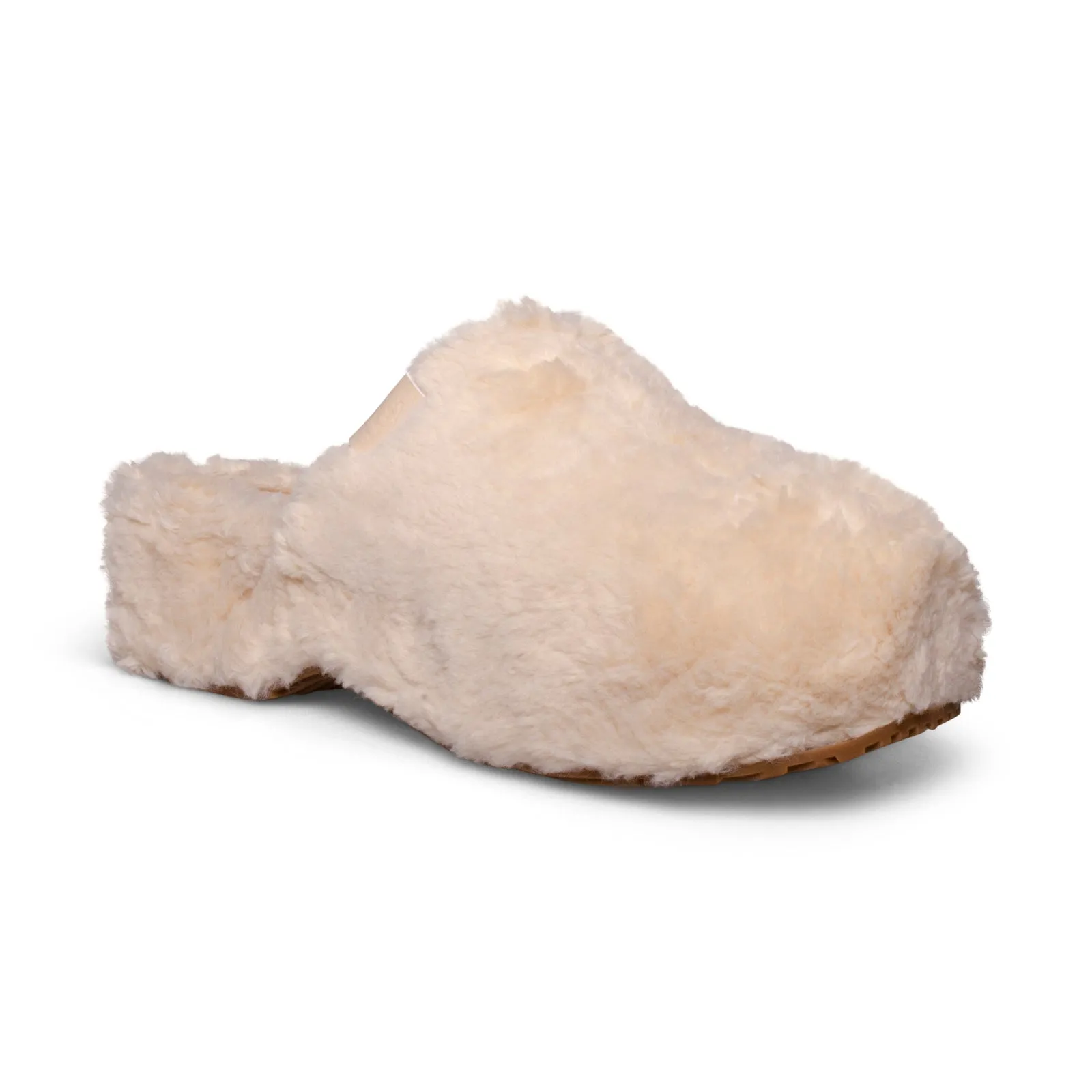 UGG Fuzz Sugar Clog Natural Slippers for Women