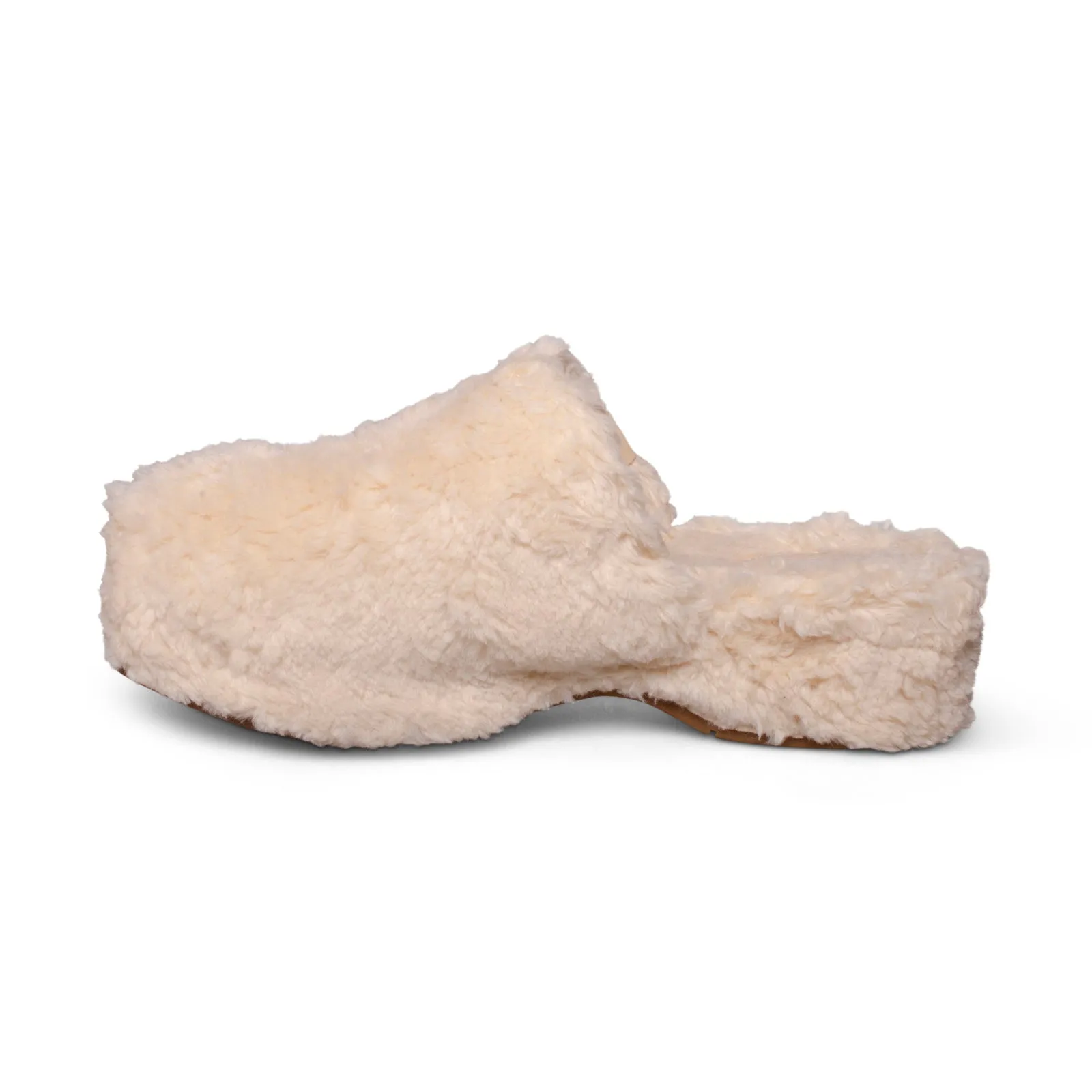 UGG Fuzz Sugar Clog Natural Slippers for Women