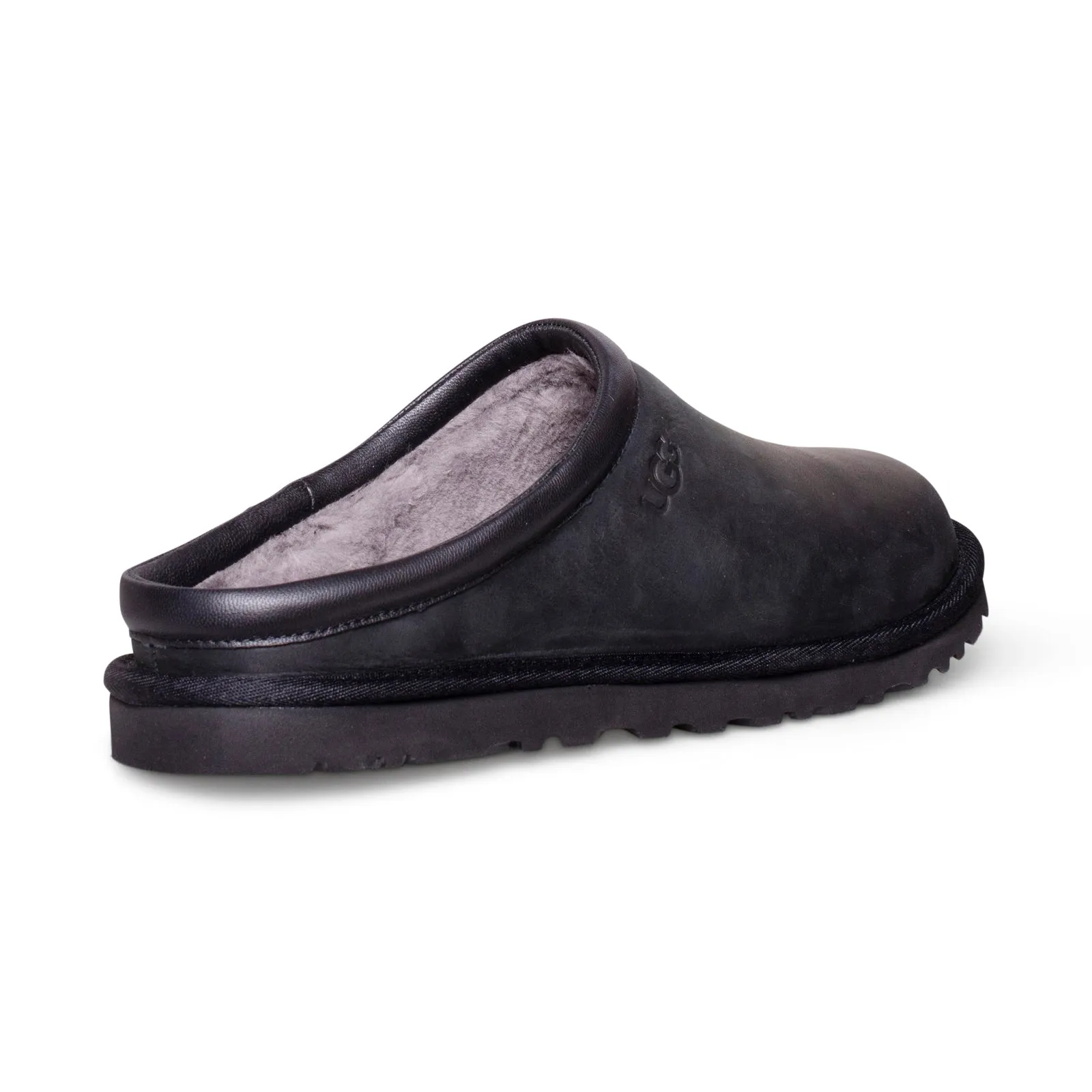 UGG Men's Black Classic Clog Slippers