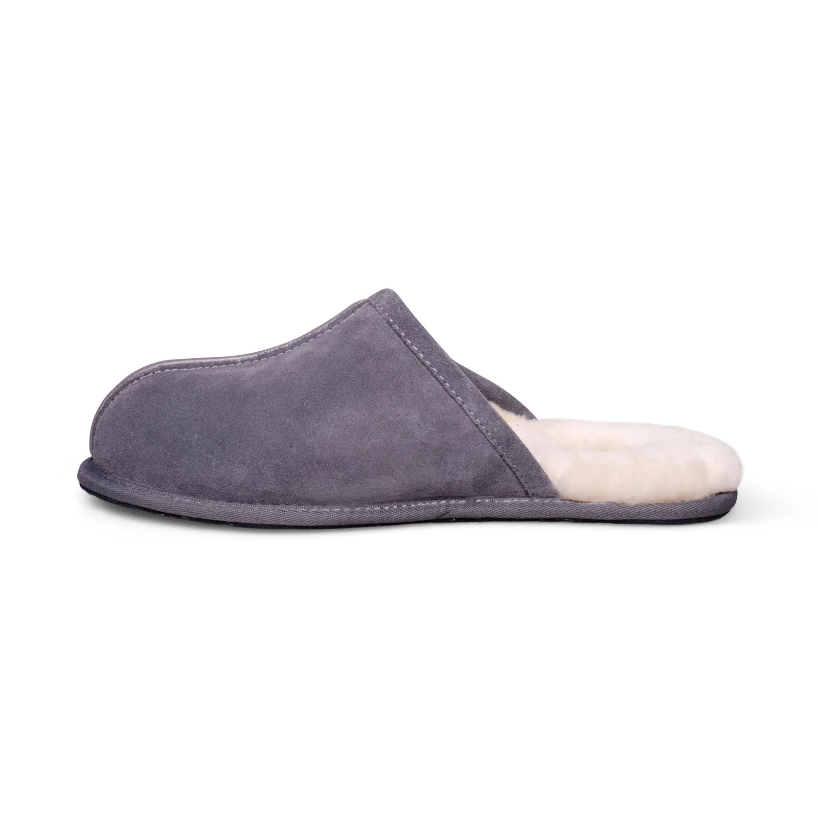 UGG Men's Dark Grey Scuff Slippers