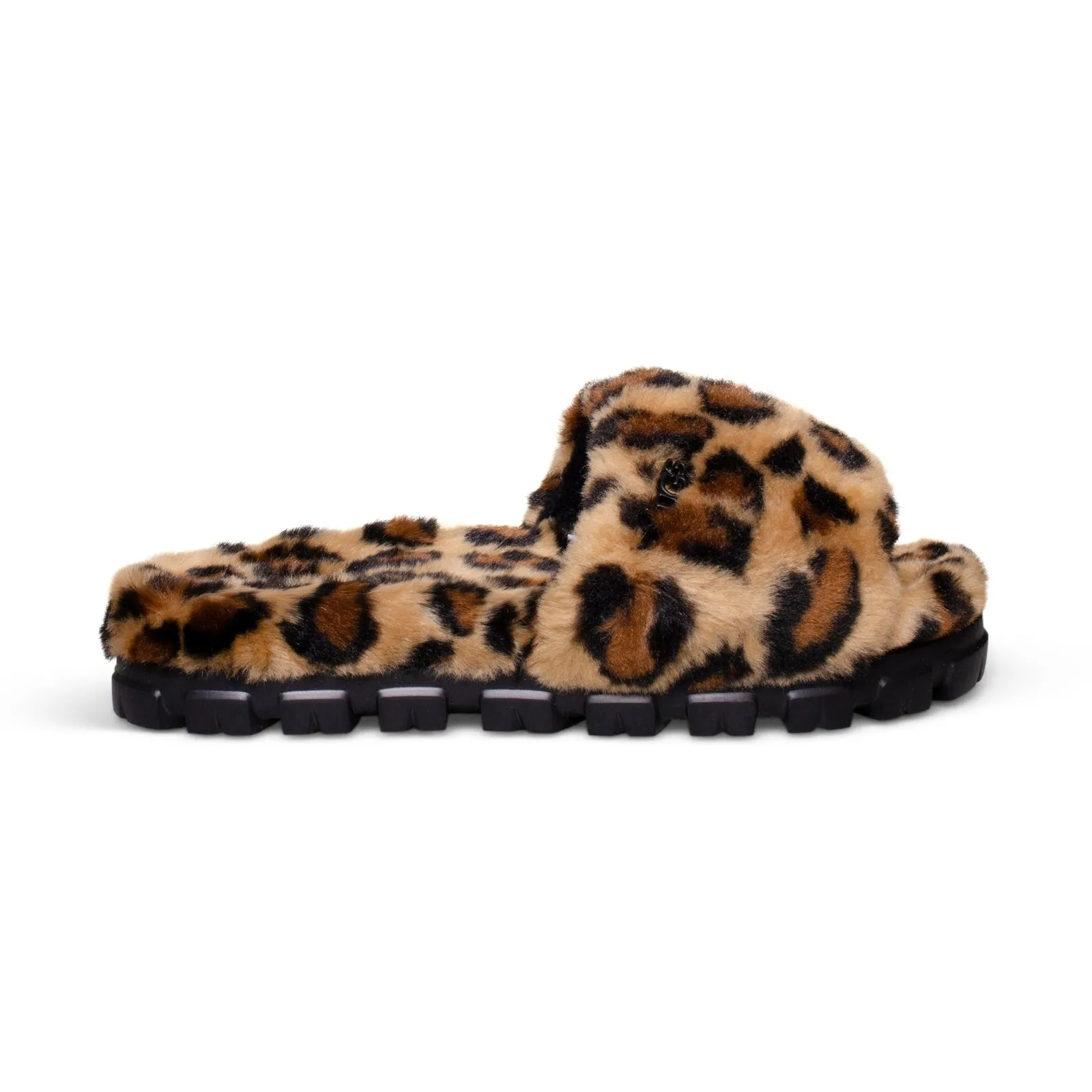 UGG Women's Cozetta Curly Spotty Natural Slippers