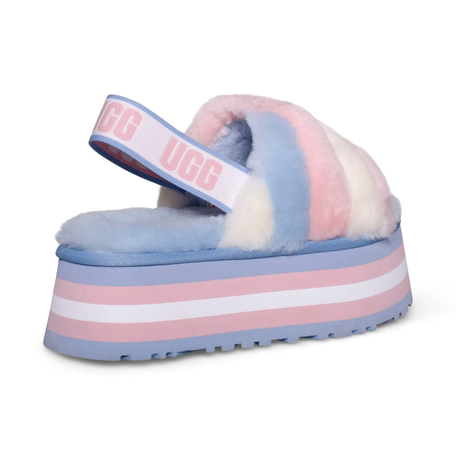 UGG Women's Slide Slippers - Pride Disco Stripe Combo