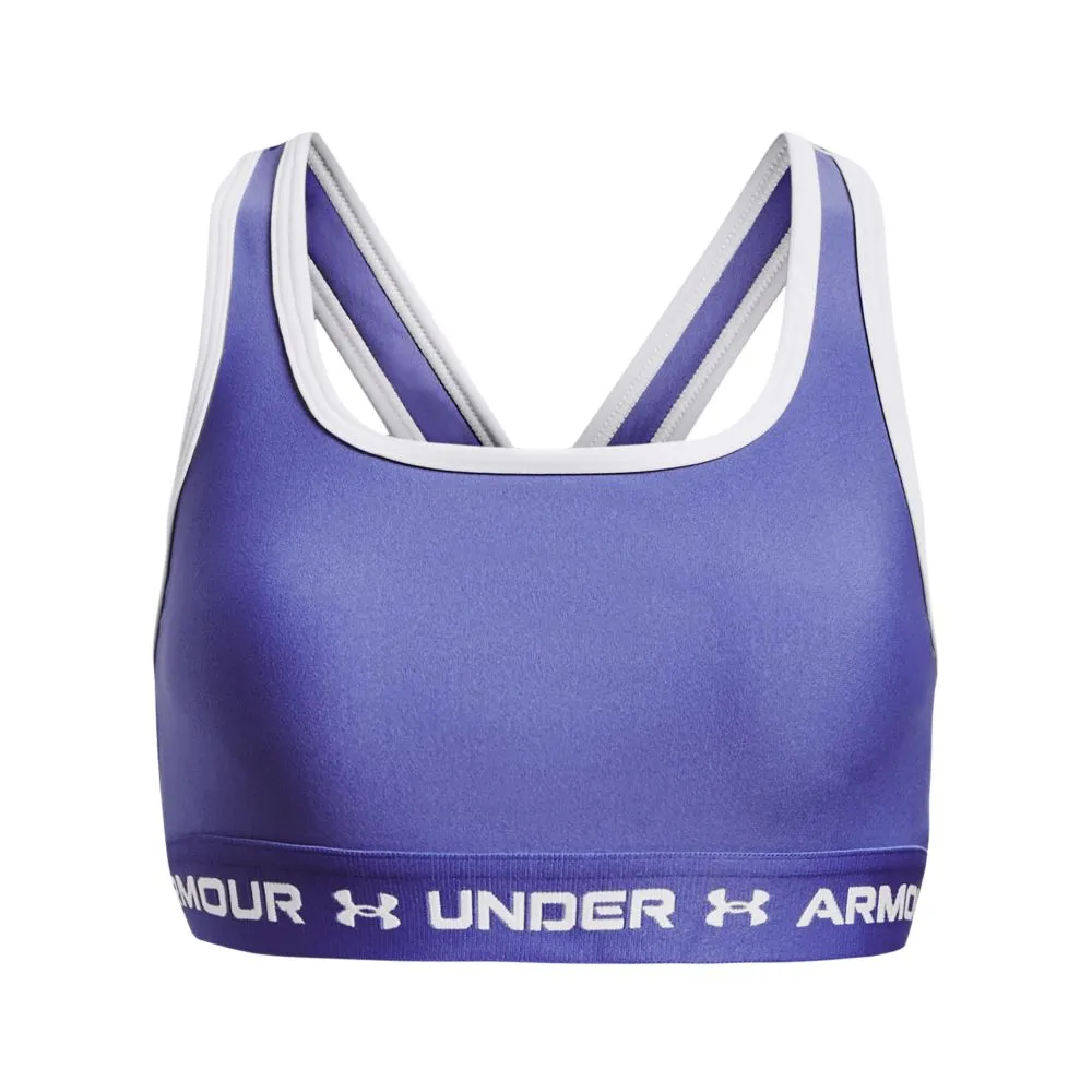 Under Armour Women's Crossback Mid Solid Sports Bra