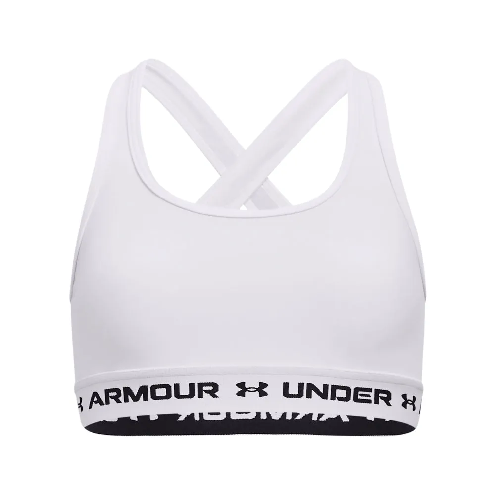 Under Armour Women's Crossback Mid Solid Sports Bra