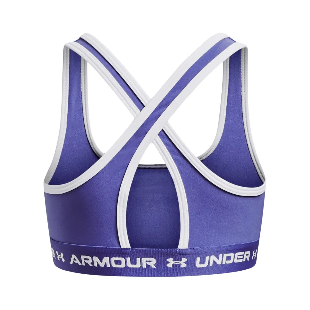 Under Armour Women's Crossback Mid Solid Sports Bra