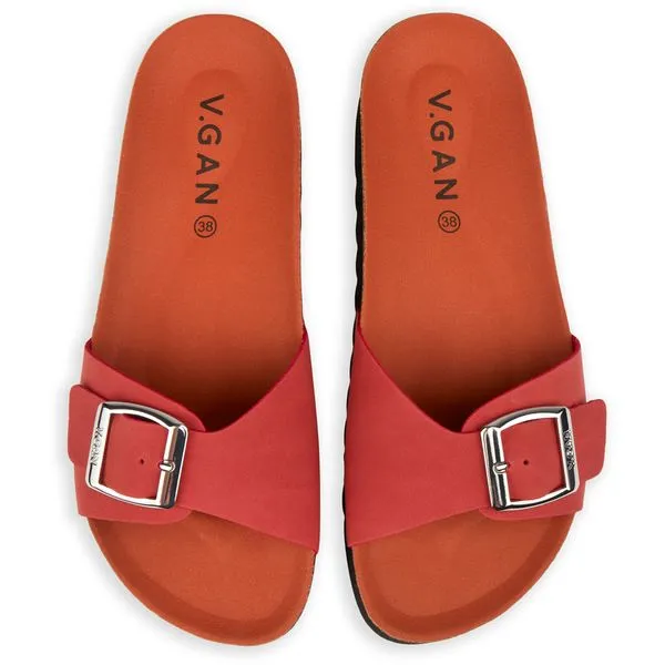 V.Gan Vegan Cherry II Footbed Sandals