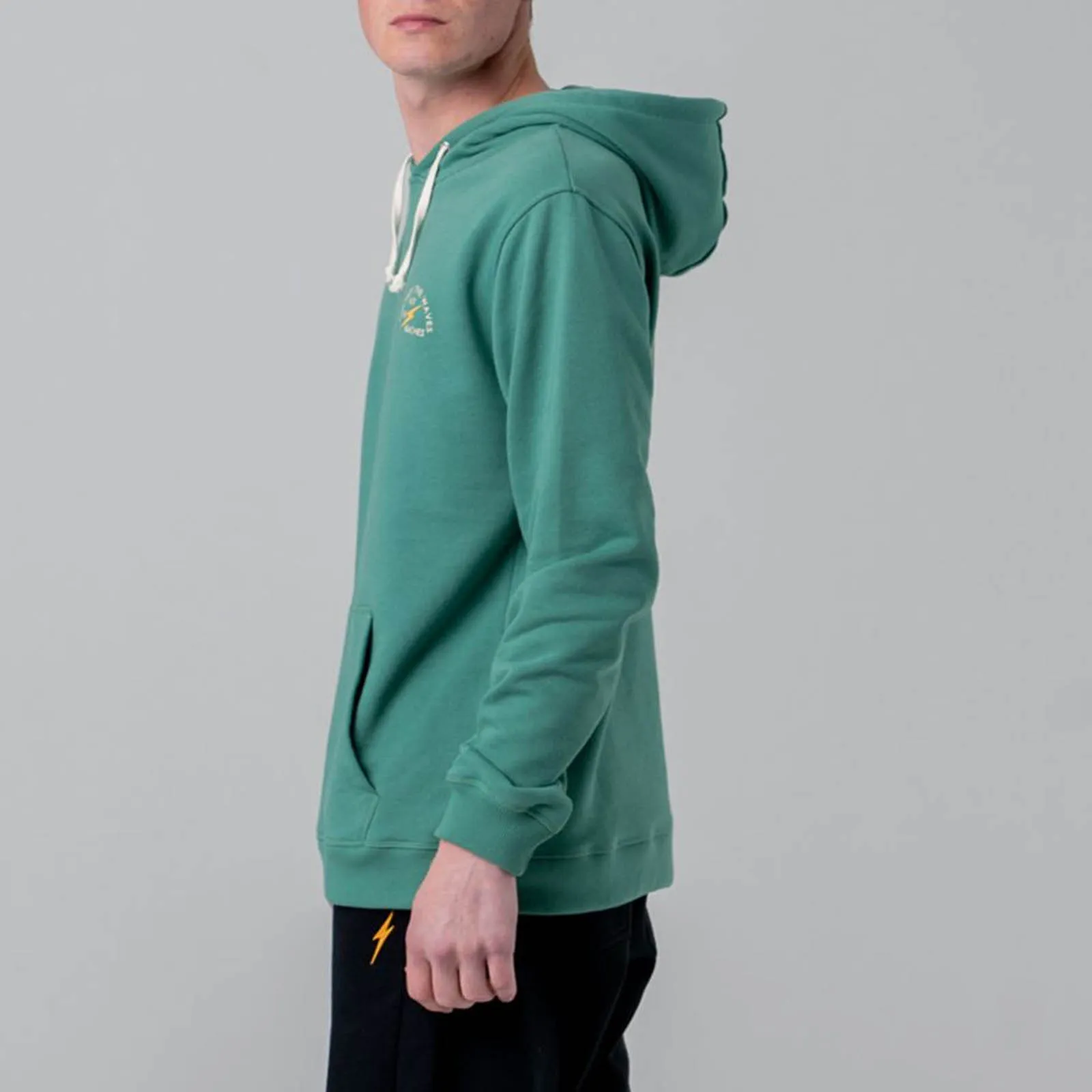 Waves Fleece Hoodie Frosty Green